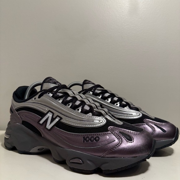 New Balance Other - New Balance 1000 Dark Ice Wine Men’s Size 7.5 Metallic Lifestyle Y2K 2000s Style